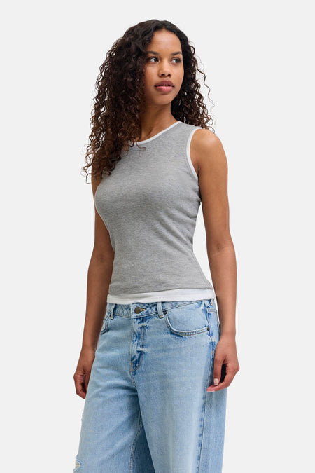 Top - gris