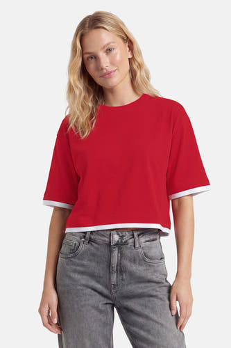 T-shirt à manches courtes - rouge