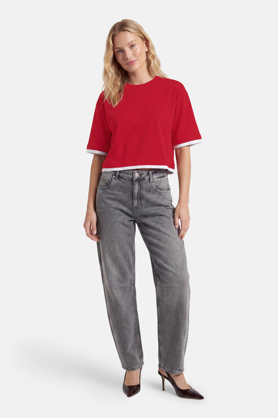 T-shirt à manches courtes - rouge