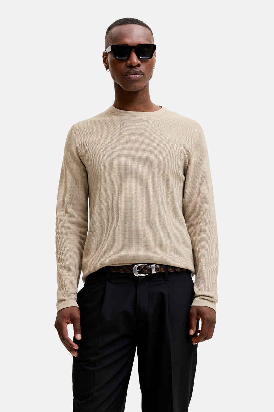 Pull col O beige - CORE BY JACK & JONES