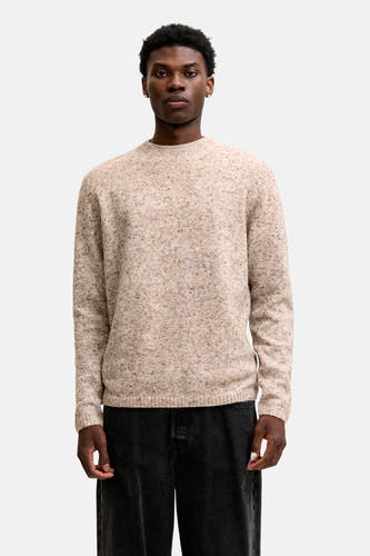Pull col O Écru - PREMIUM by JACK & JONES