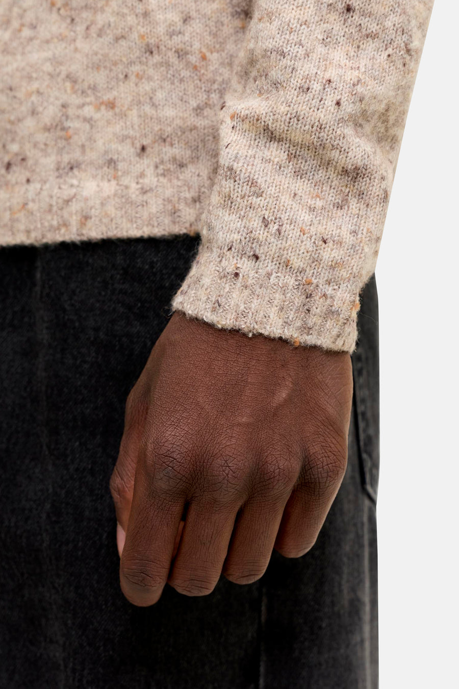 Pull col O Écru - PREMIUM by JACK & JONES