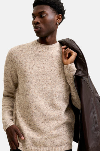 Pull col O Écru - PREMIUM by JACK & JONES