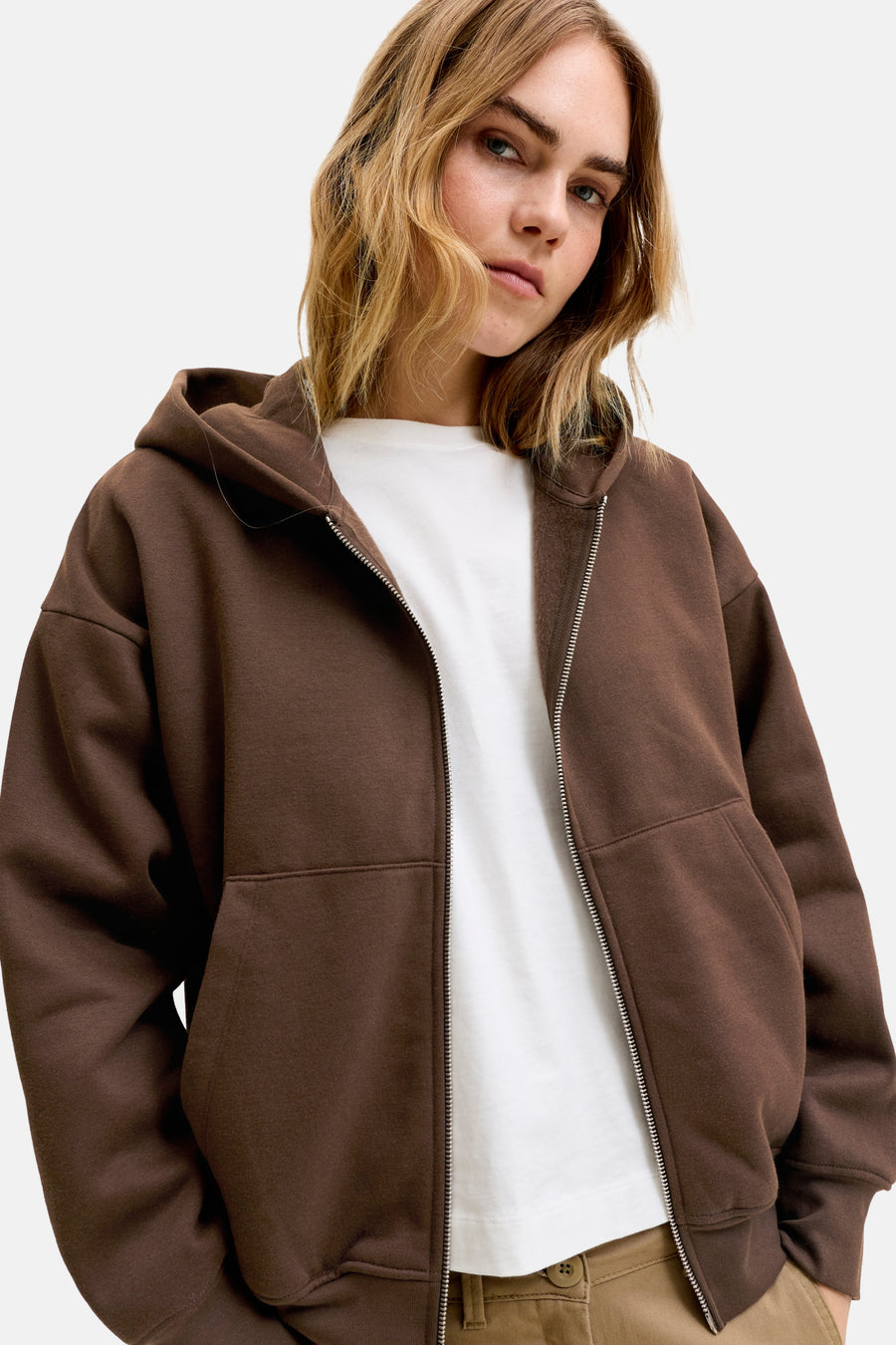 Sweat (gilet) brun - JJXX