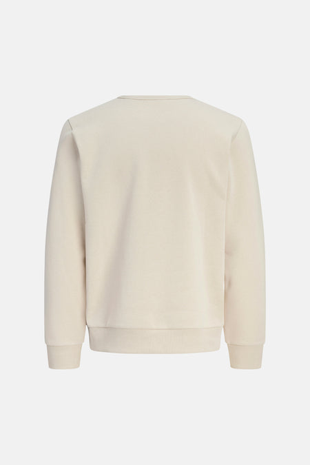 Sweat col O - beige