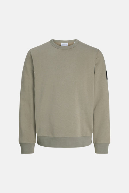 Sweat col O - vert