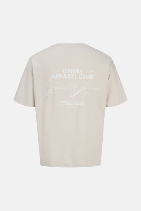 T-shirt (manches courtes) Écru - ORIGINALS BY JACK & JONES