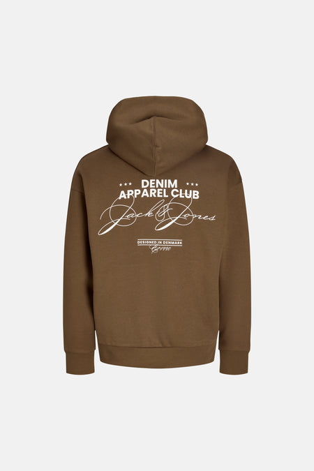 Sweat à capuche brun - ORIGINALS BY JACK & JONES