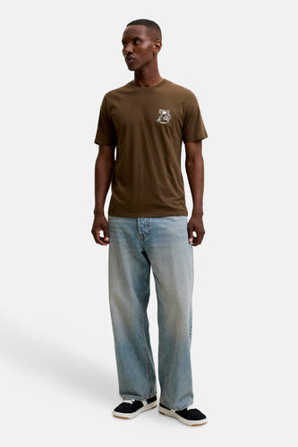 T-shirt (manches courtes) brun - ORIGINALS BY JACK & JONES
