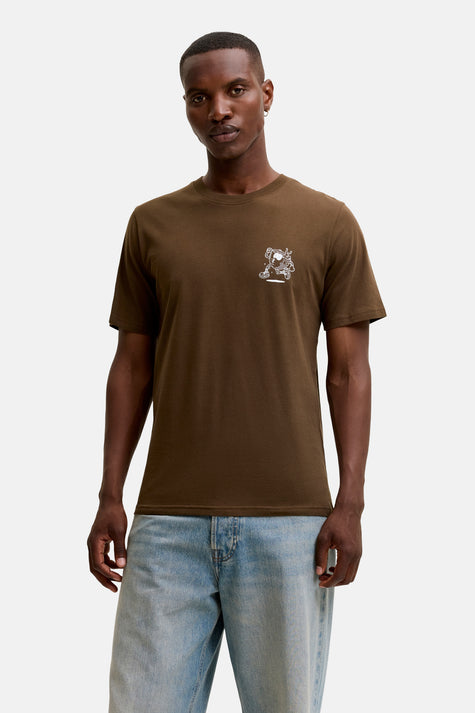 T-shirt à manches courtes - brun