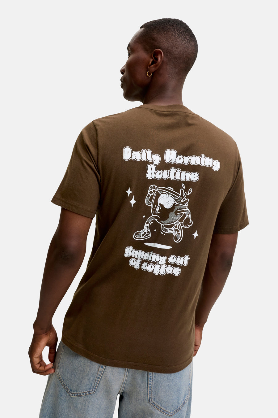 T-shirt (manches courtes) brun - ORIGINALS BY JACK & JONES