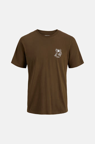 T-shirt (manches courtes) brun - ORIGINALS BY JACK & JONES