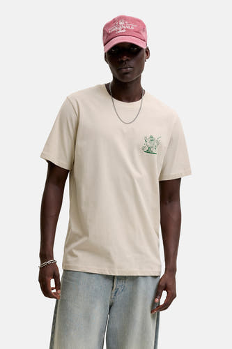 T-shirt (manches courtes) Écru - ORIGINALS BY JACK & JONES