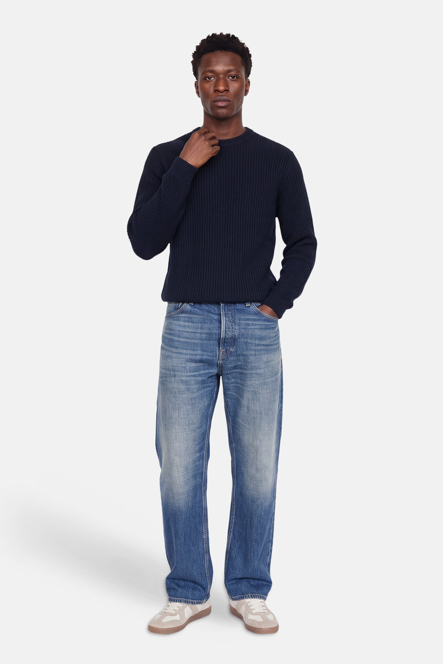 Pull col O bleu - ORIGINALS BY JACK & JONES