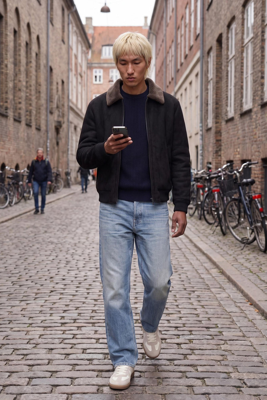 Pull col O bleu - ORIGINALS BY JACK & JONES