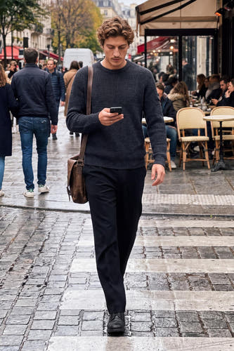 Pull col O bleu - ORIGINALS BY JACK & JONES