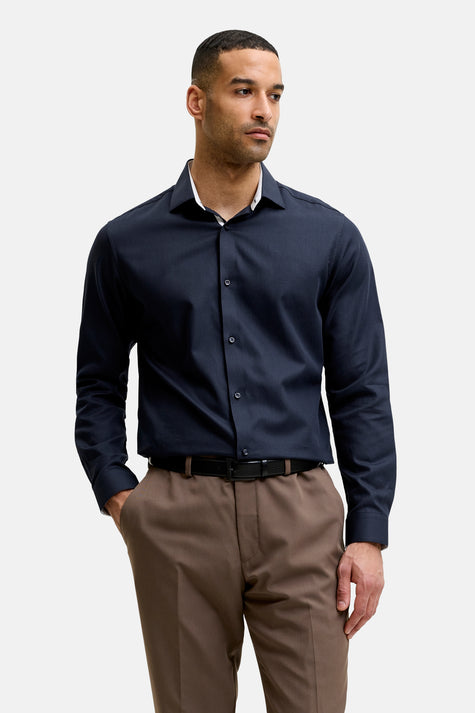 Chemise à manches longues - bleu