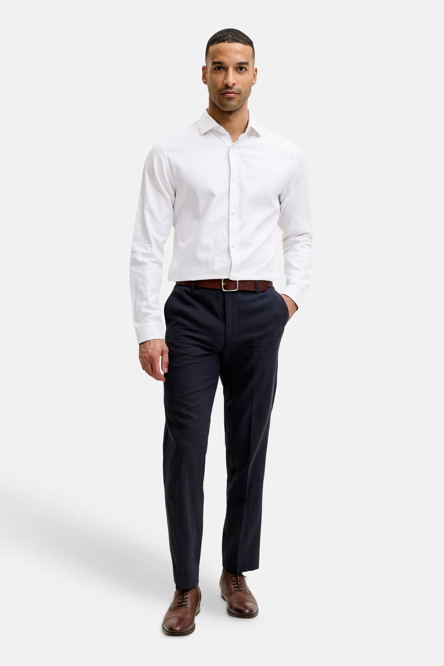 Chemise (manches longues) blanc - PREMIUM by JACK & JONES