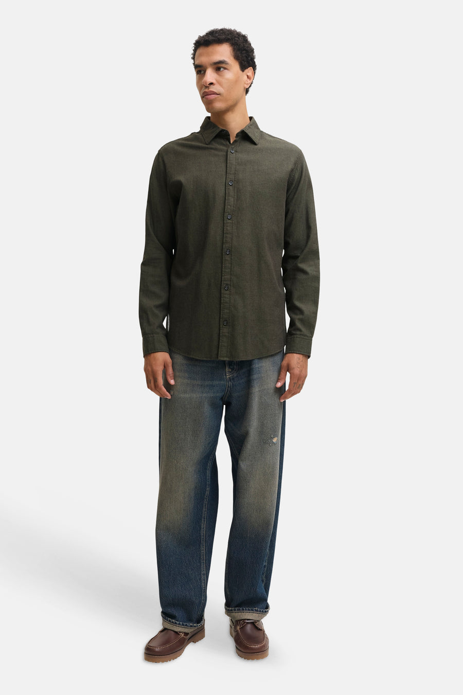 Chemise à manches longues - vert