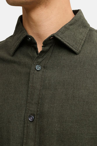 Chemise à manches longues - vert
