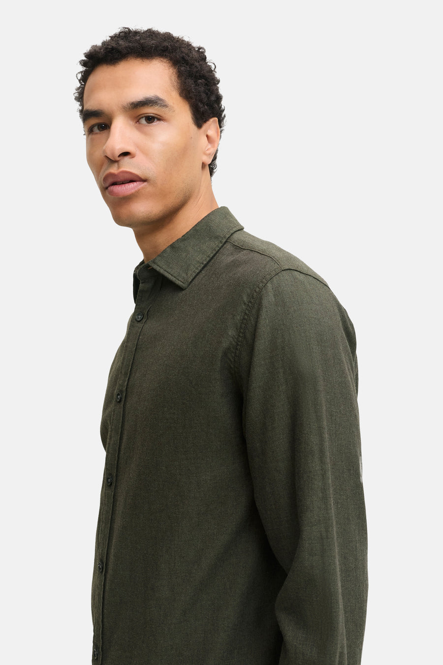 Chemise à manches longues - vert