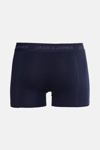 Blauw boxershort van ACCESSORIES BY JACK & JONES, met een elastische tailleband met logo.