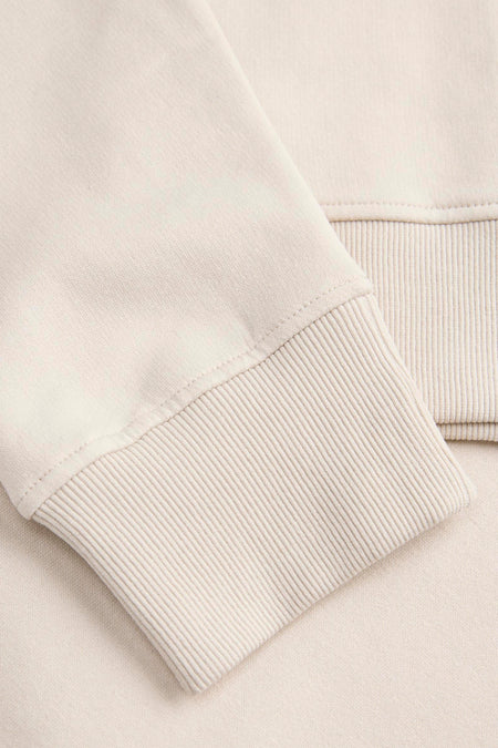 Sweat col O - beige