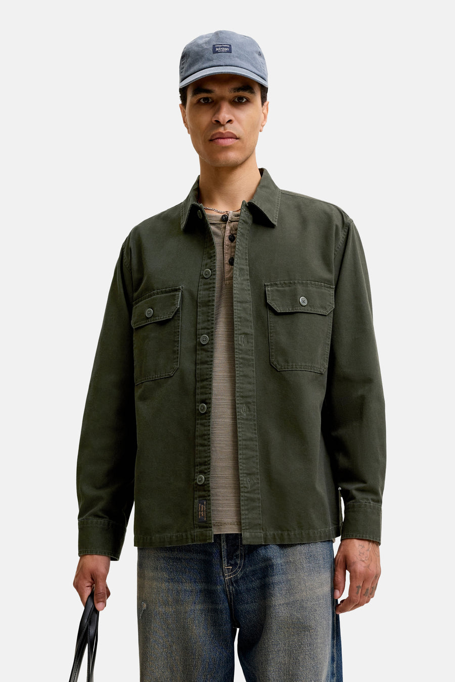 Chemise (manches longues) vert - ORIGINALS BY JACK & JONES