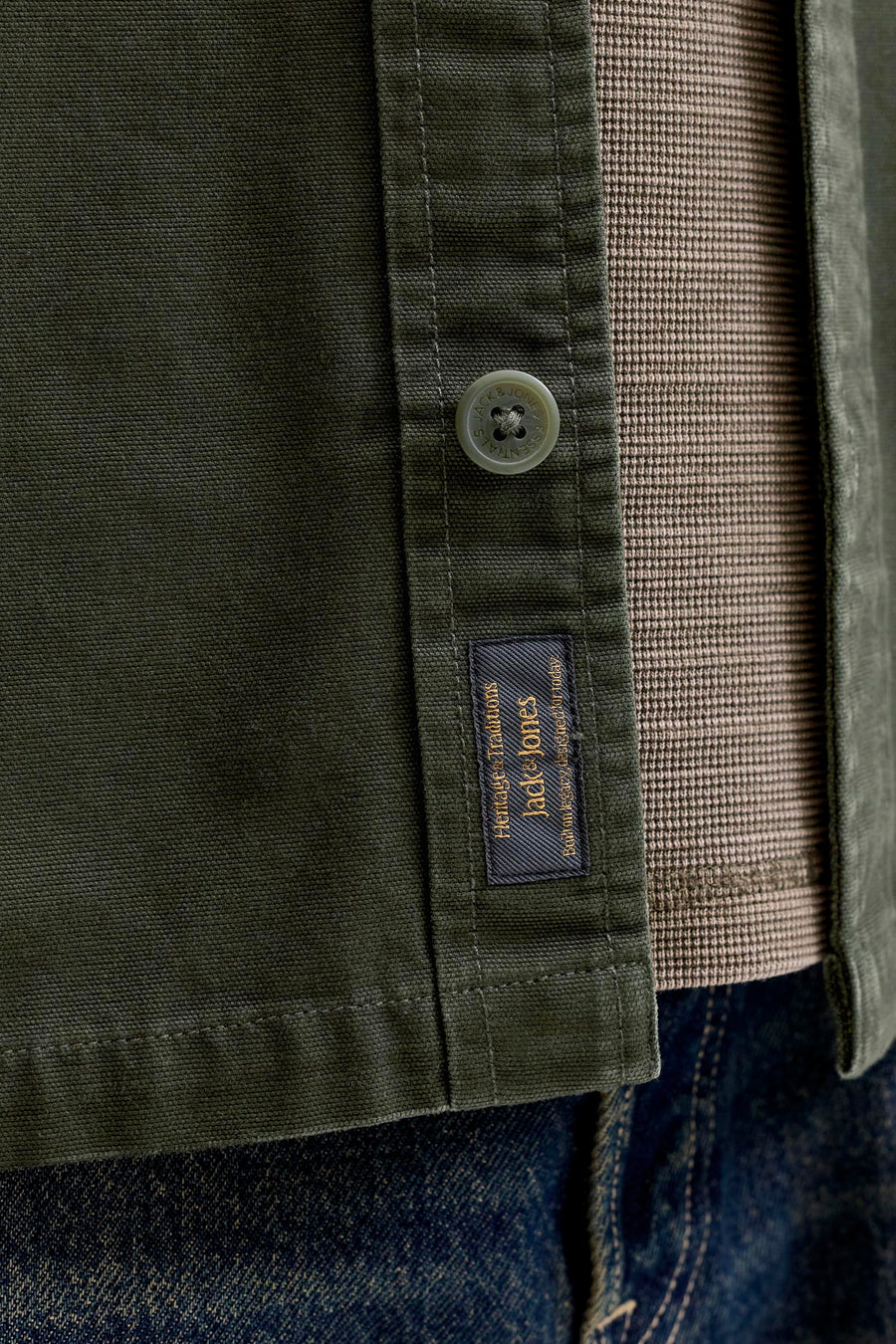 Chemise (manches longues) vert - ORIGINALS BY JACK & JONES