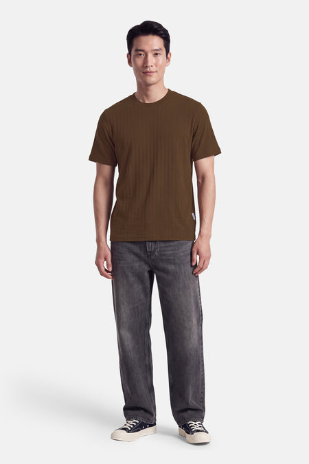 T-shirt à manches courtes - brun