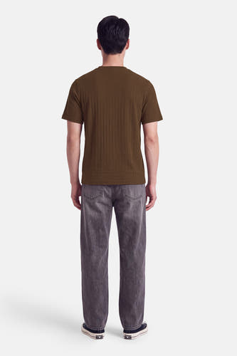 T-shirt à manches courtes - brun