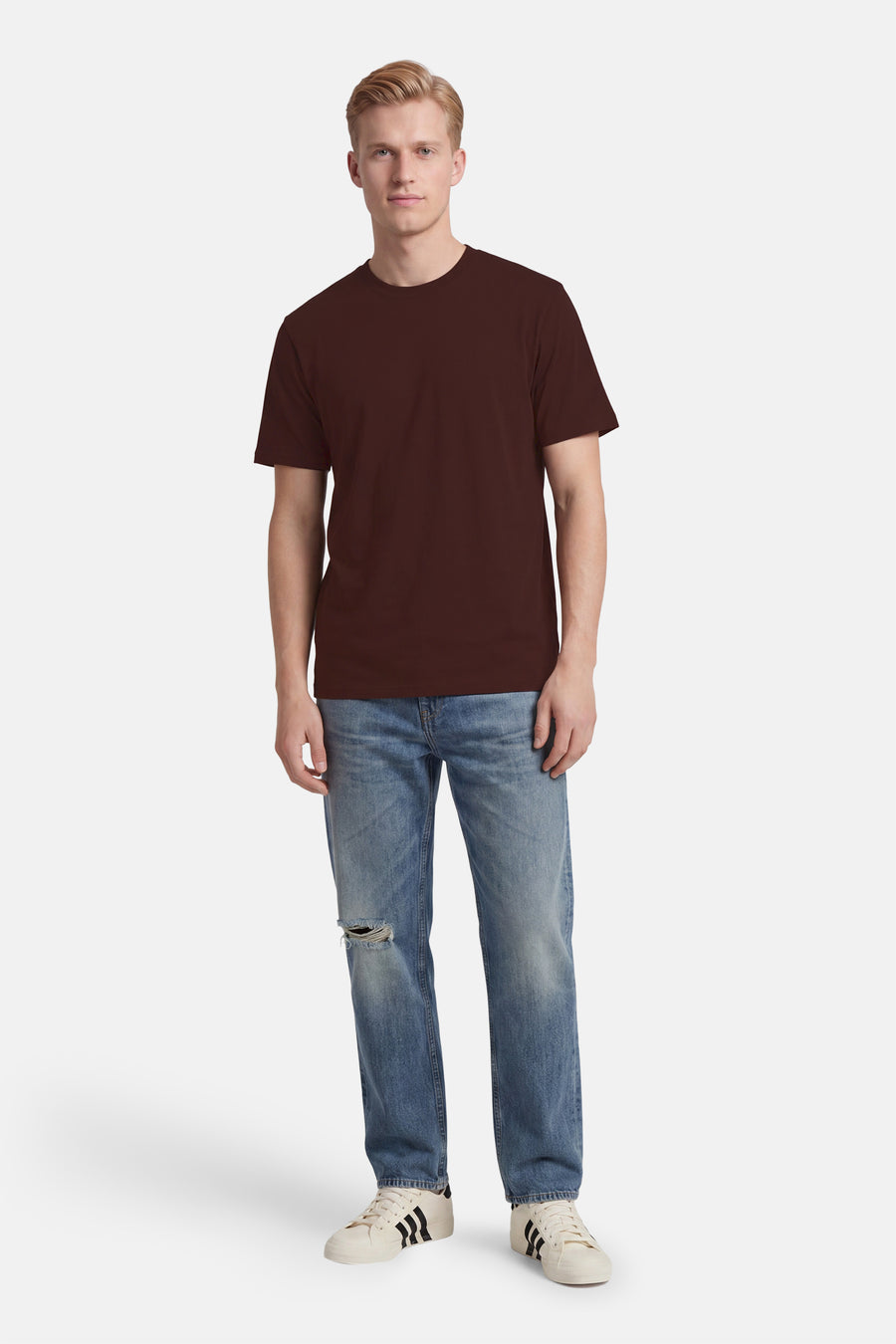 T-shirt à manches courtes - brun