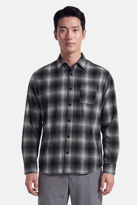 Chemise à manches longues - Gris