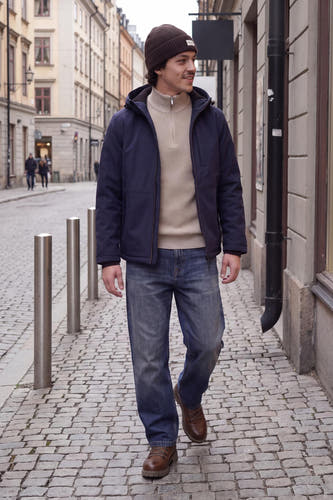 Veste courte bleu - ORIGINALS BY JACK & JONES
