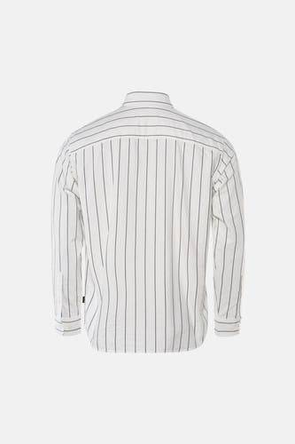 Chemise à manches longues - blanc