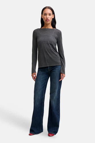Pull col O gris - JJXX