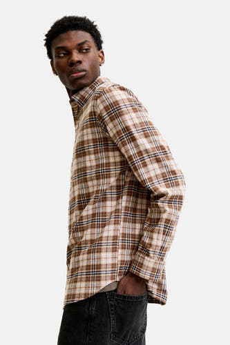 Chemise (manches longues) brun - ORIGINALS BY JACK & JONES