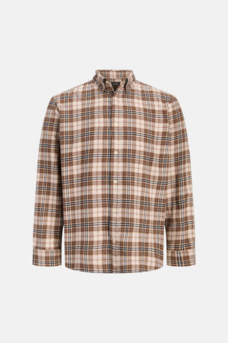 Chemise (manches longues) brun - ORIGINALS BY JACK & JONES
