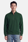 Sweat col O - vert