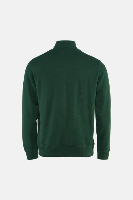 Sweat col O - vert