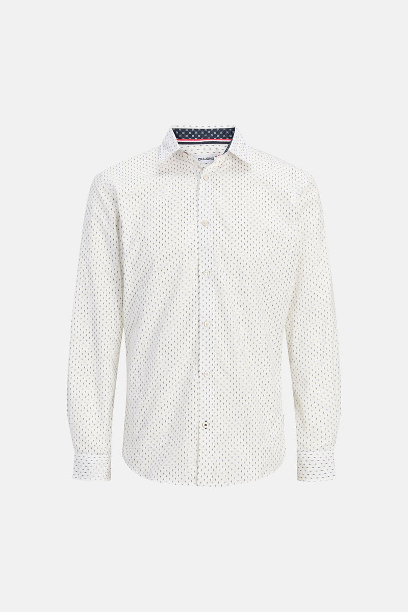 Chemise à manches longues - écru