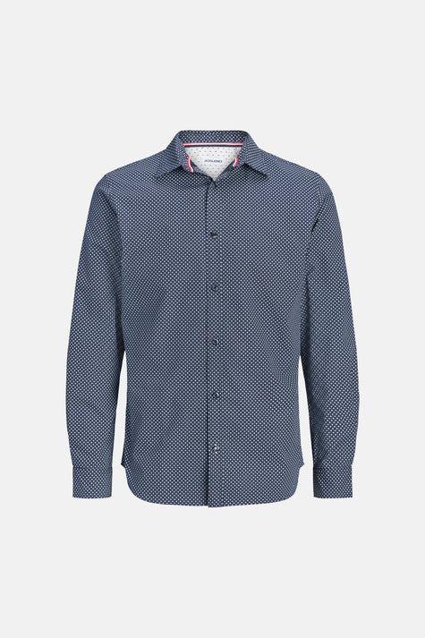 Chemise à manches longues - bleu