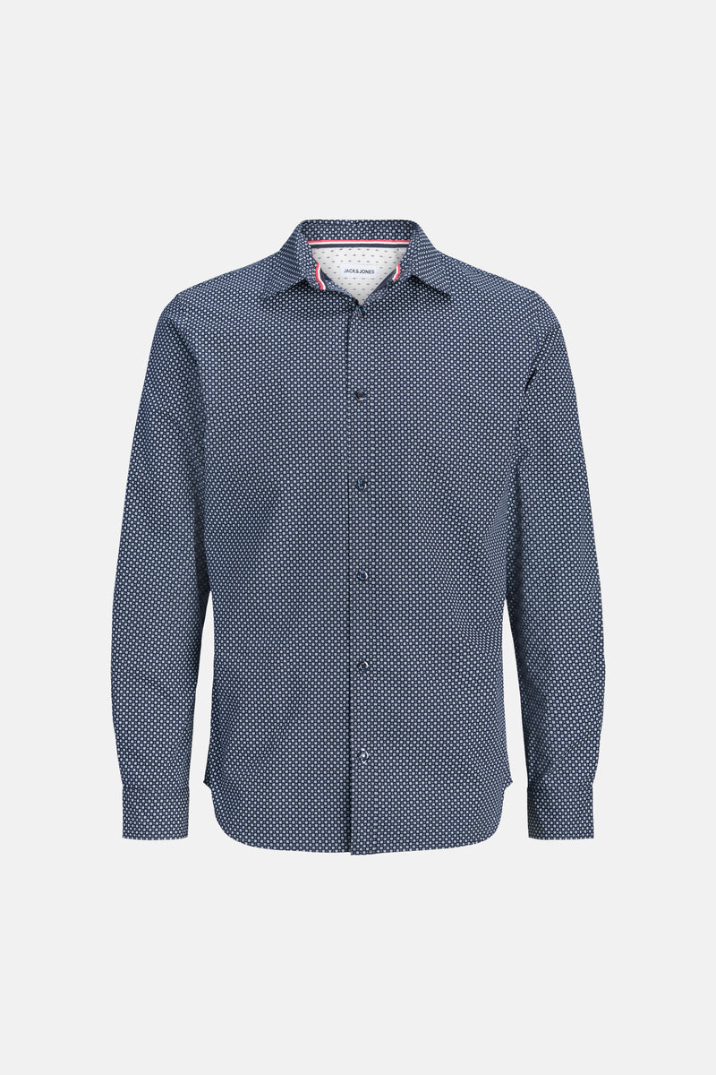 Chemise à manches longues - bleu