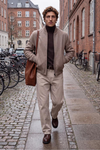 Veste courte beige - PREMIUM by JACK & JONES