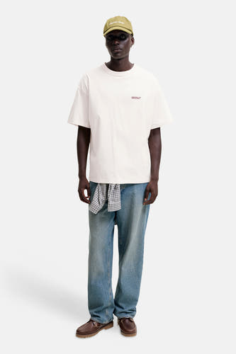 T-shirt (manches courtes) Écru - ORIGINALS BY JACK & JONES