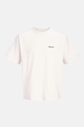 T-shirt (manches courtes) Écru - ORIGINALS BY JACK & JONES