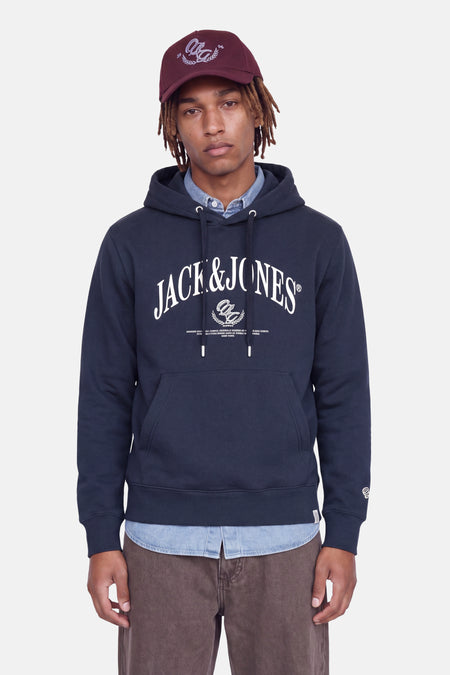Sweat à capuche bleu - ORIGINALS BY JACK & JONES