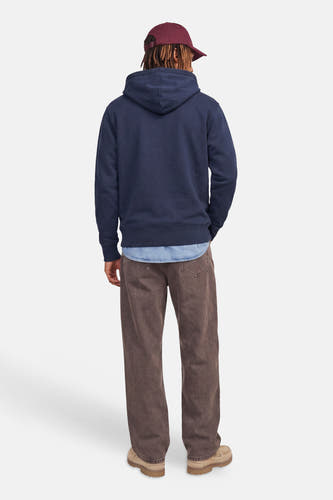 Sweat à capuche bleu - ORIGINALS BY JACK & JONES