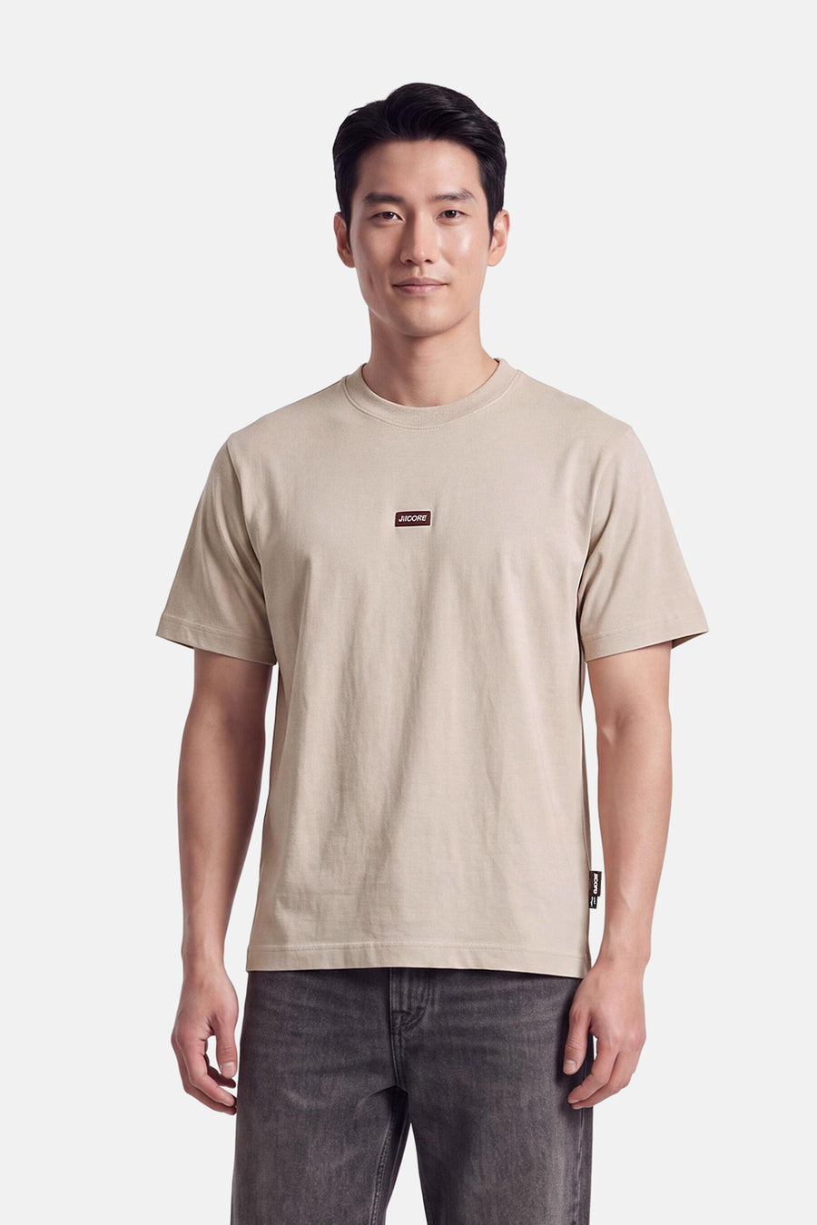 T-shirt (manches courtes) Écru - CORE BY JACK & JONES