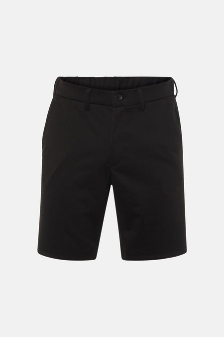 Short noir de JACK & JONES JEANS INTELLIGENCE, avec taille élastique et poches arrière.